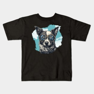 Aviator dog Kids T-Shirt